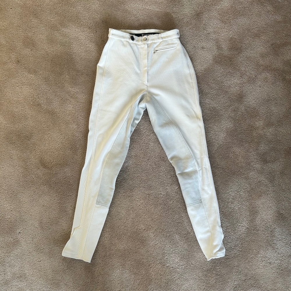 Pikeur Full Seat Breeches in White Size 28
